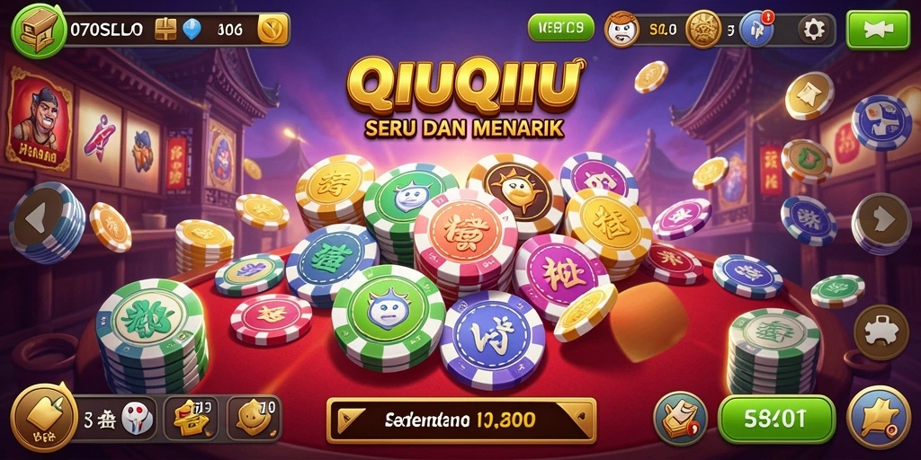 Tampilan gameplay QiuQiu yang menarik dan interaktif di 070SLOT.