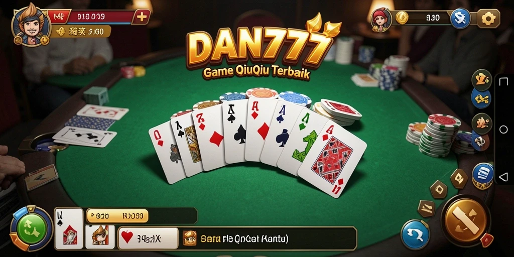 Tampilan gameplay seru dari DAN777 QiuQiu.