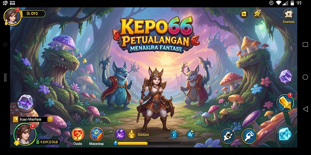 Tampilan gameplay KEPO66 dengan aksi petualangan yang mendebarkan.