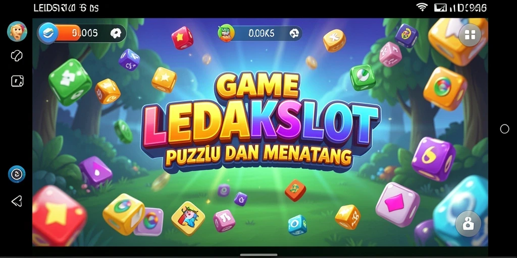 Screenshot gameplay LEDAKSLOT yang menunjukkan teka-teki menarik.
