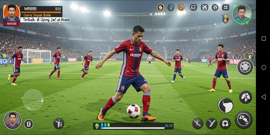 Tampilan gameplay MR888 yang menarik dan realistis.