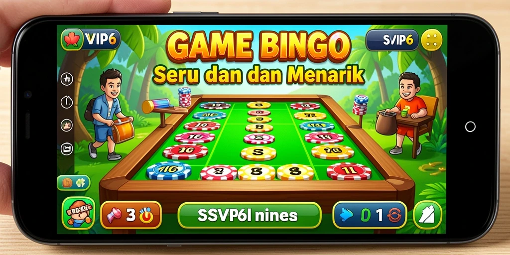 Menampilkan gameplay Bingo penuh aksi di SVIP6.