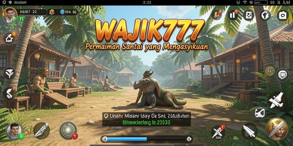 Screenshot gameplay WAJIK777 yang menunjukkan keseruan bermain.