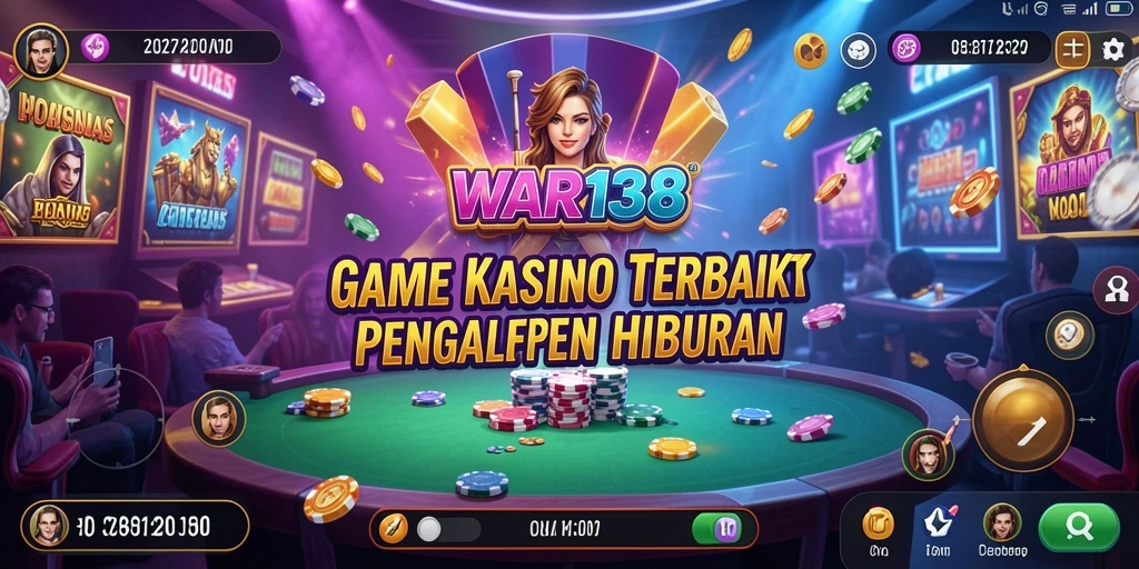 Tampilan gameplay seru dari aplikasi Kasino WAR138.