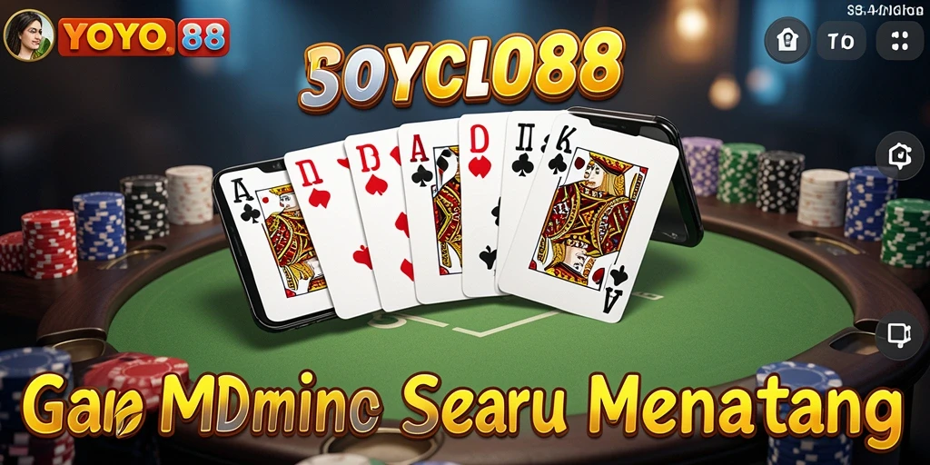 Tampilan gameplay seru di YOYO88 saat bermain Domino.