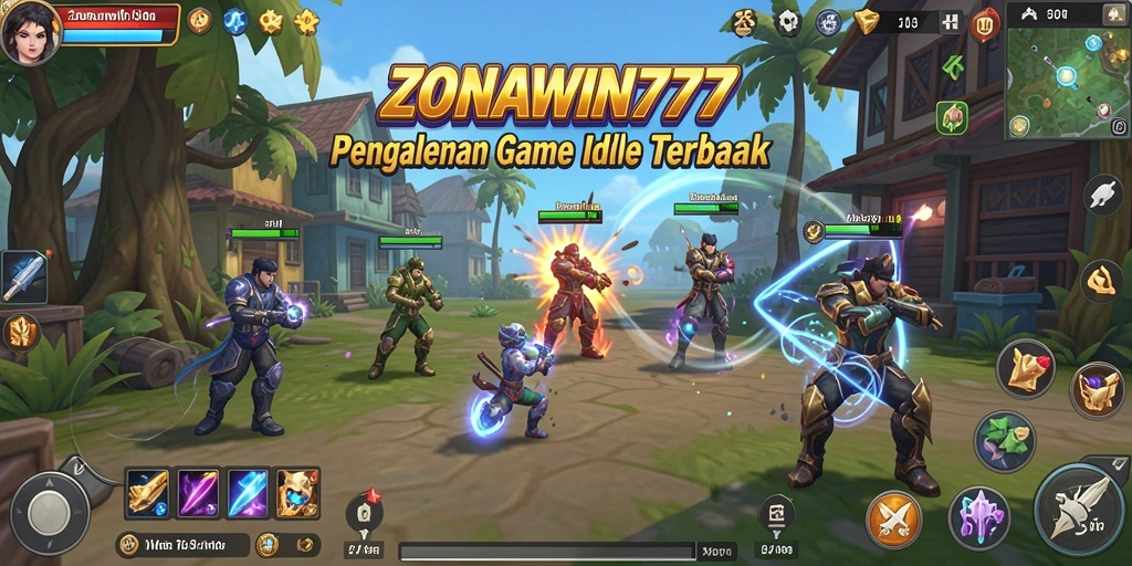 Screenshot gameplay ZONAWIN777 menampilkan aksi permainan Idle yang menarik.